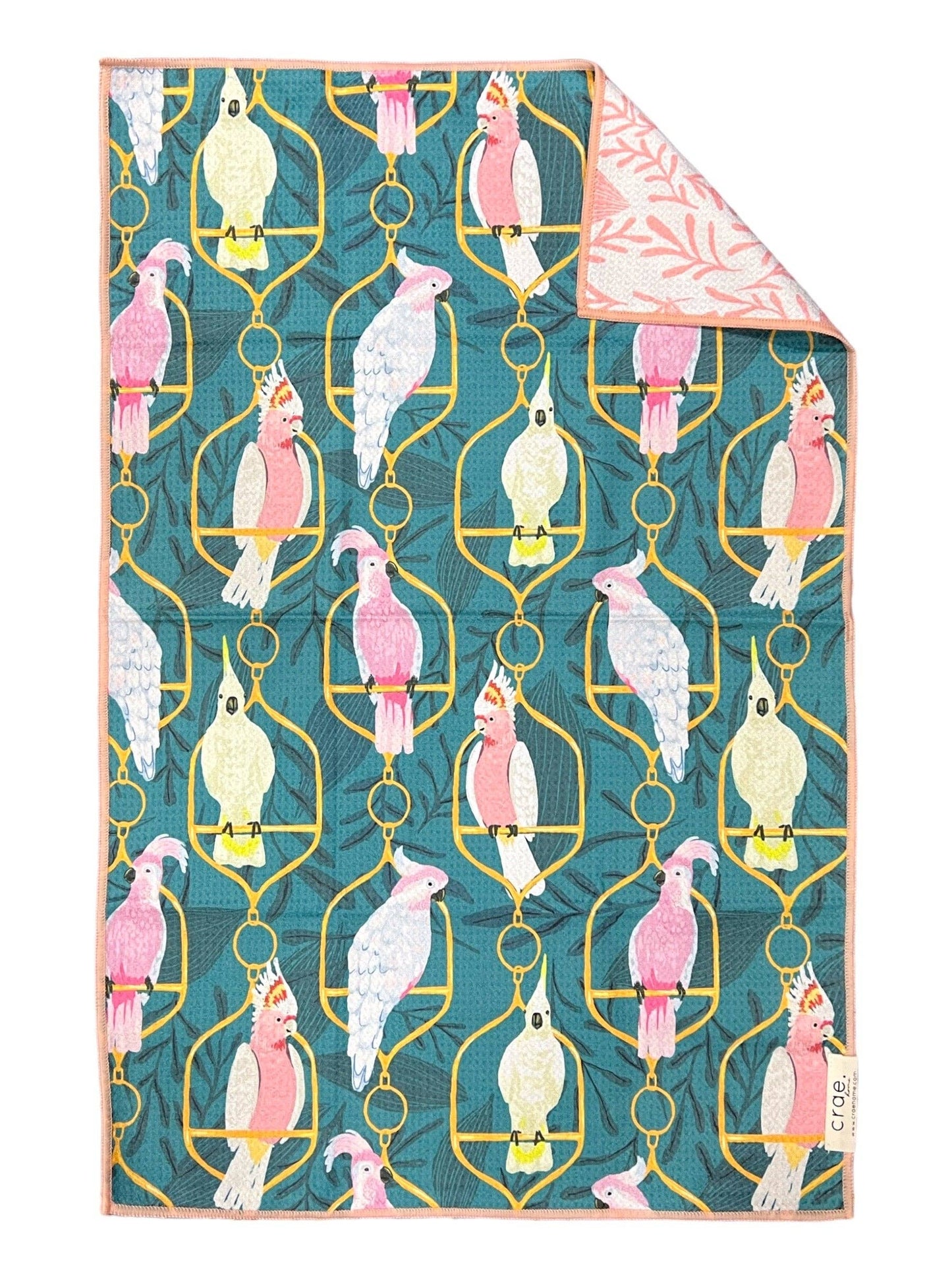Bouffant: Reversible Hand Towel: 19x29in