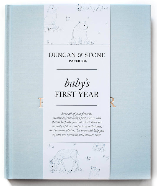 Baby's First Year Memory Book & Photo Album