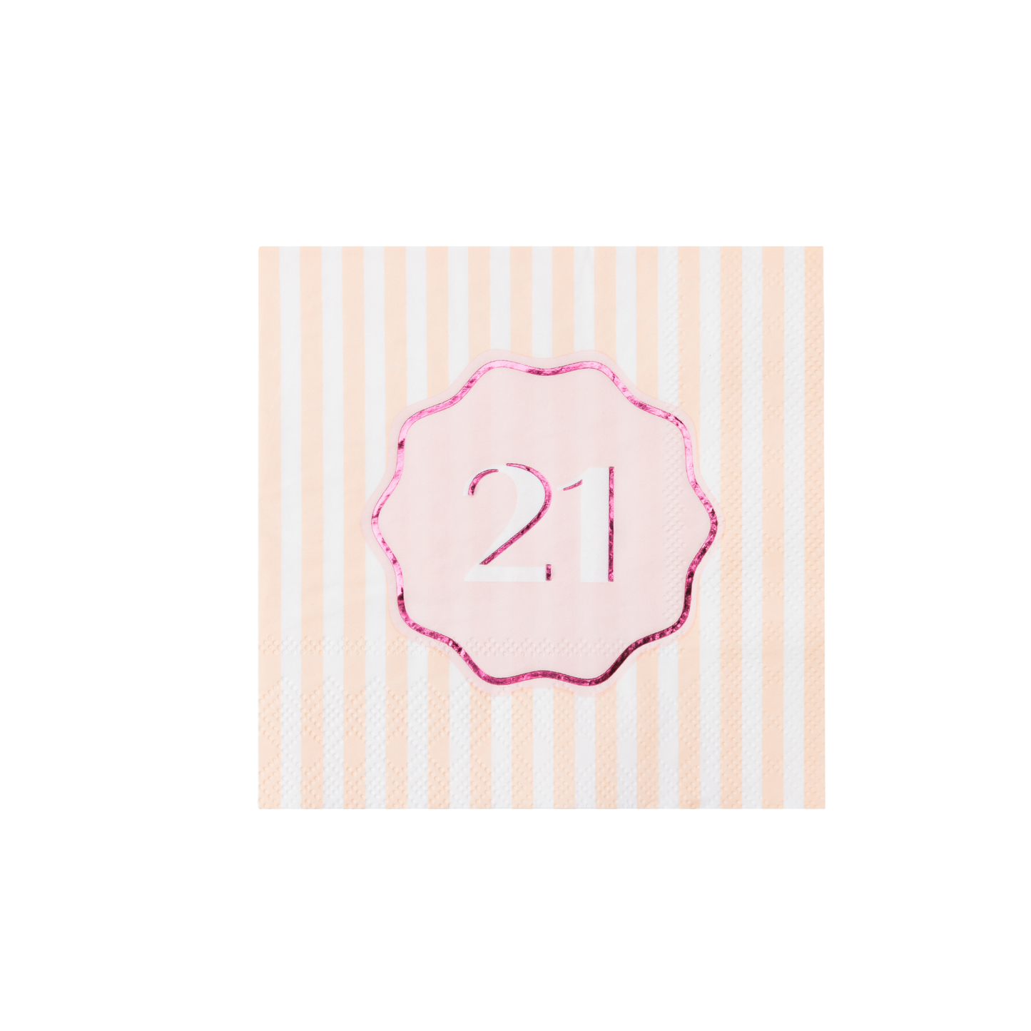 21ST BIRTHDAY COCKTAIL NAPKINS
