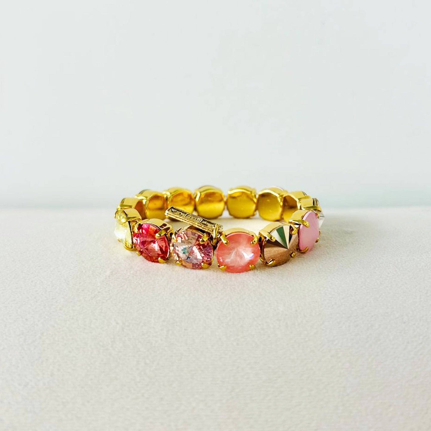 Croatia Stretch Bracelet in Mixes: Candy Crush / Medium