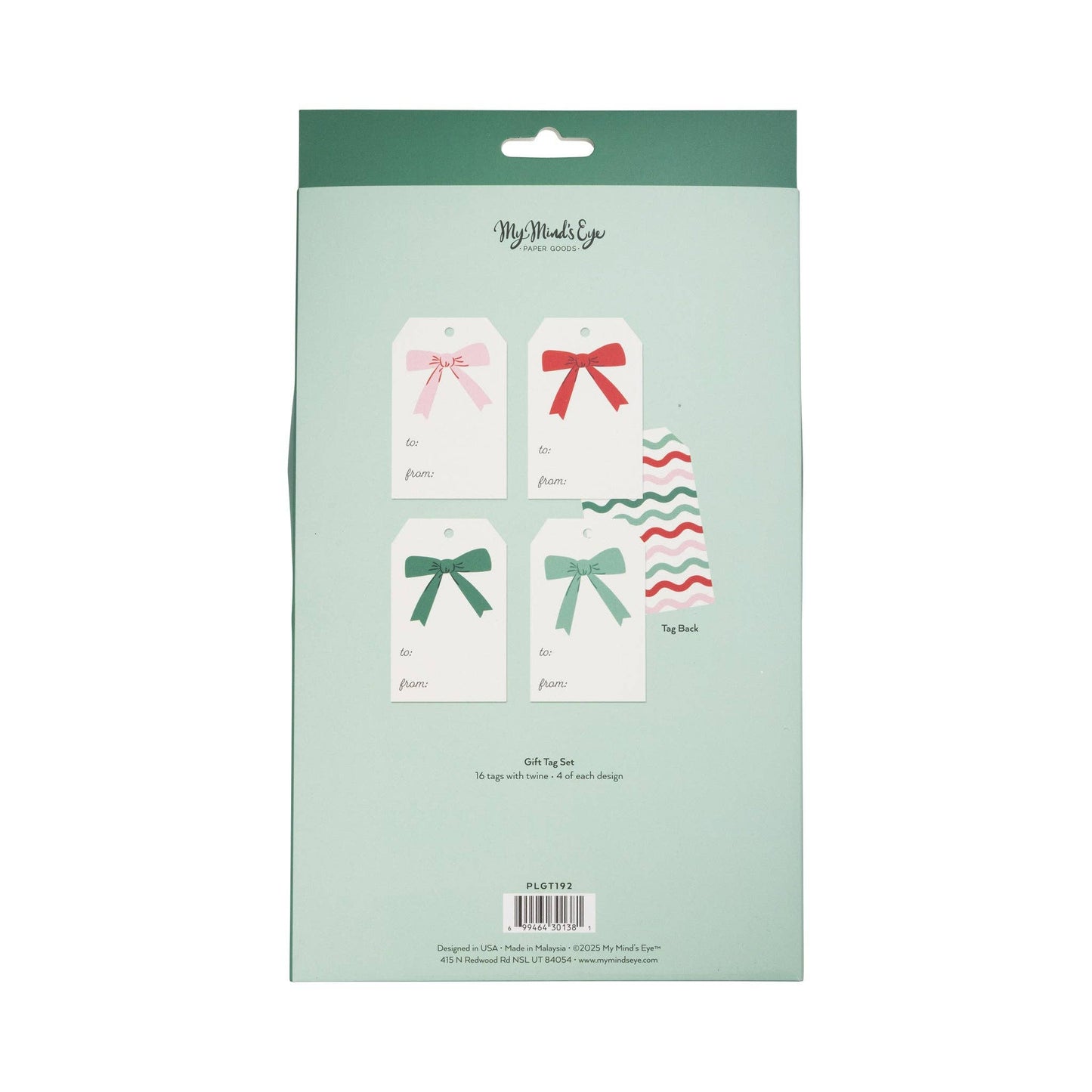 Bow Gift Tag Set
