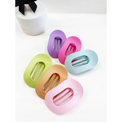 Flat Hair Claw Clip, 6 Colors