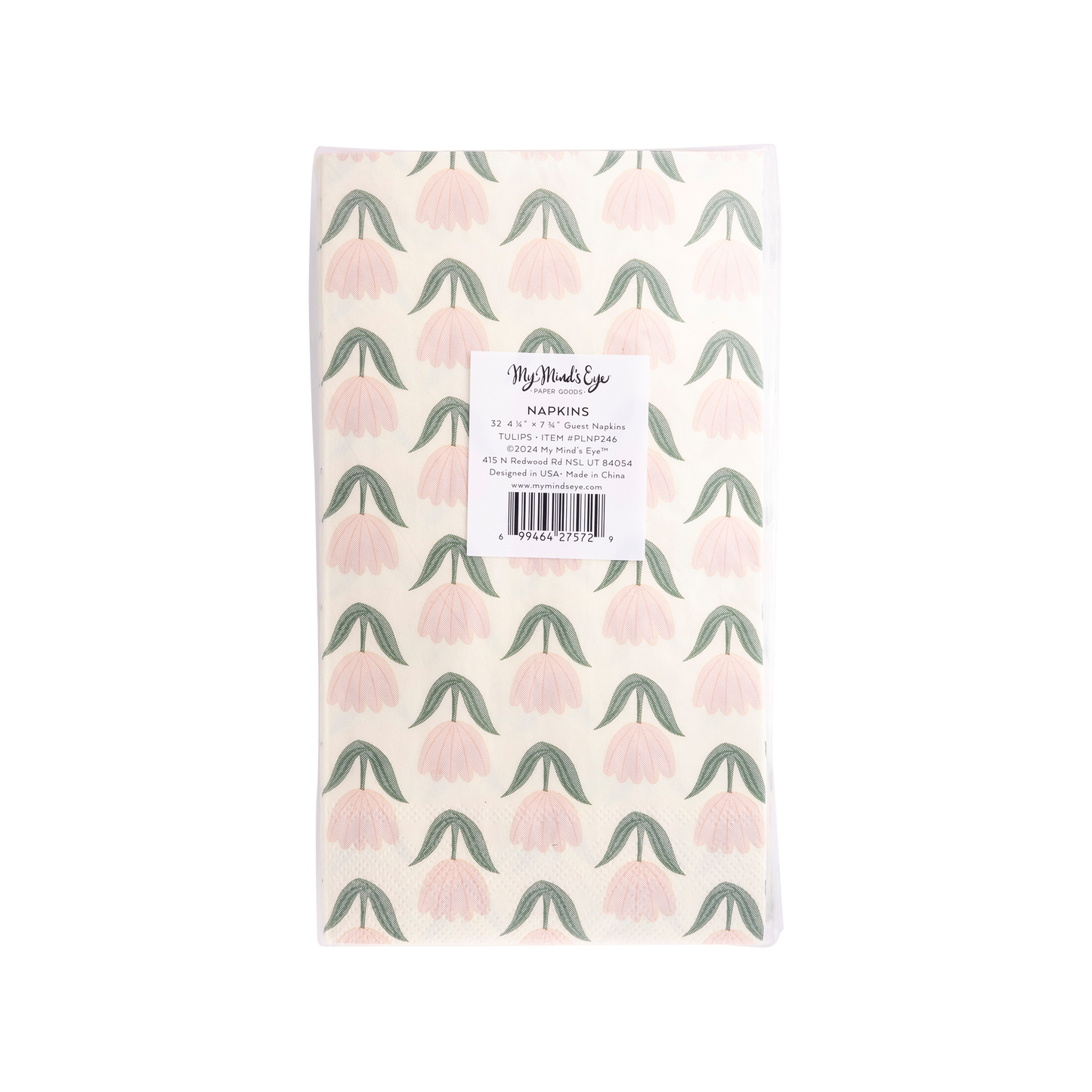 Tulips Paper Dinner Napkins 32ct