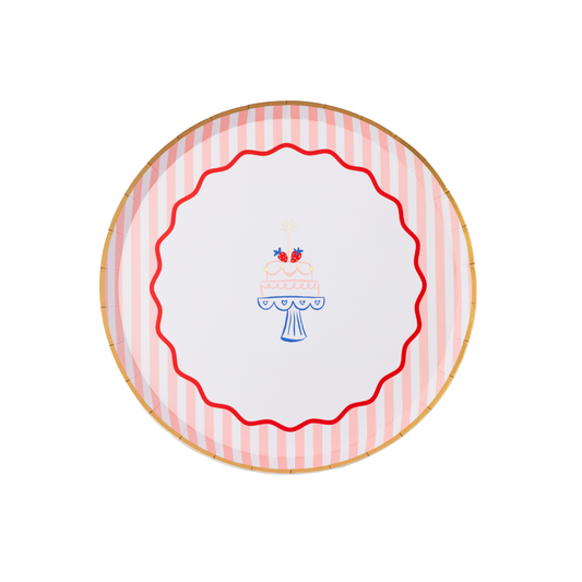 BIRTHDAY CAKE SMALL PLATES