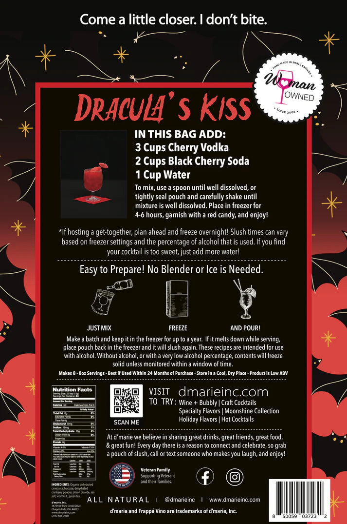 Dracula’s Kiss Cocktail Slush Mix
