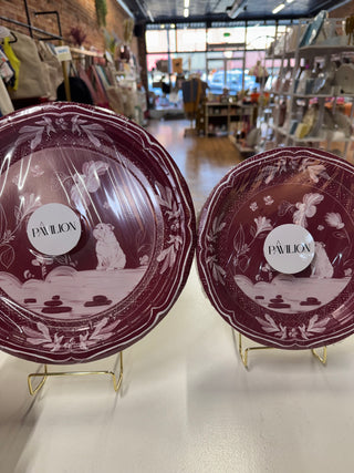 Pavillion Paper Maroon Bulldog Dinner Collegiate Paper Plates - 8 pack