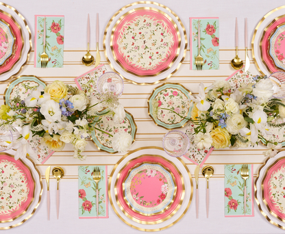 Wavy Dinner Plate Rococco Set/8