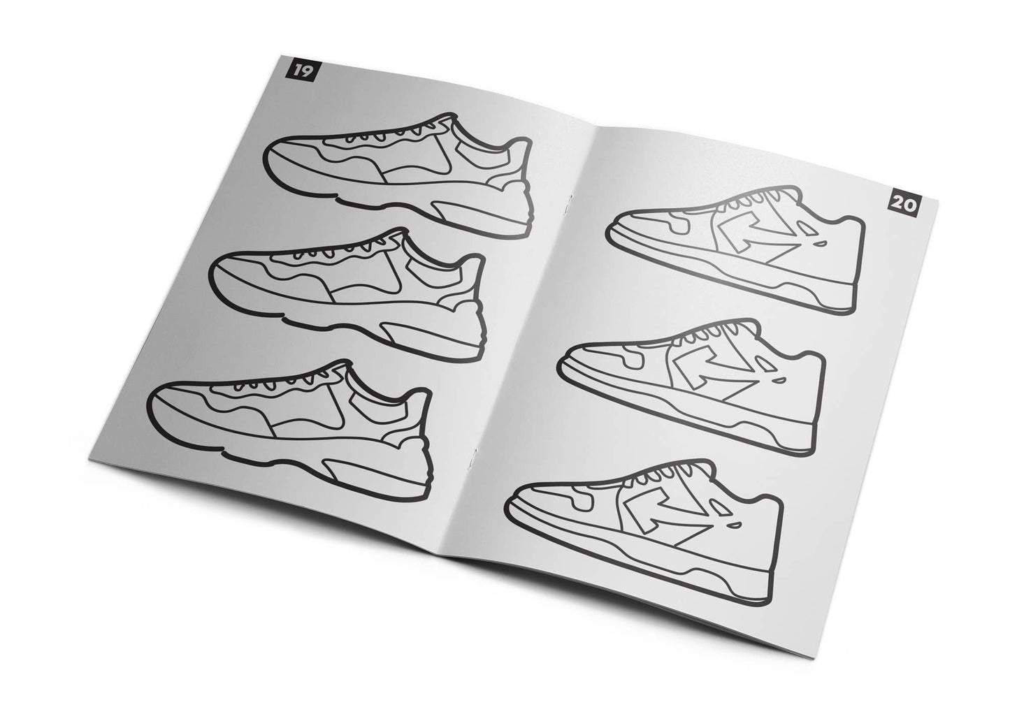 Sneaker Activity Coloring Book