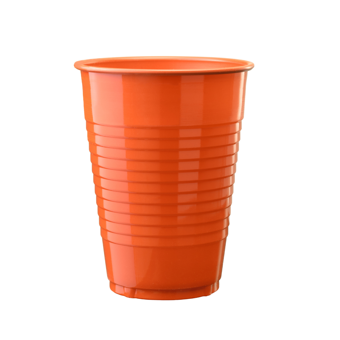 12 Oz. Orange Plastic Cups - 50 Ct.