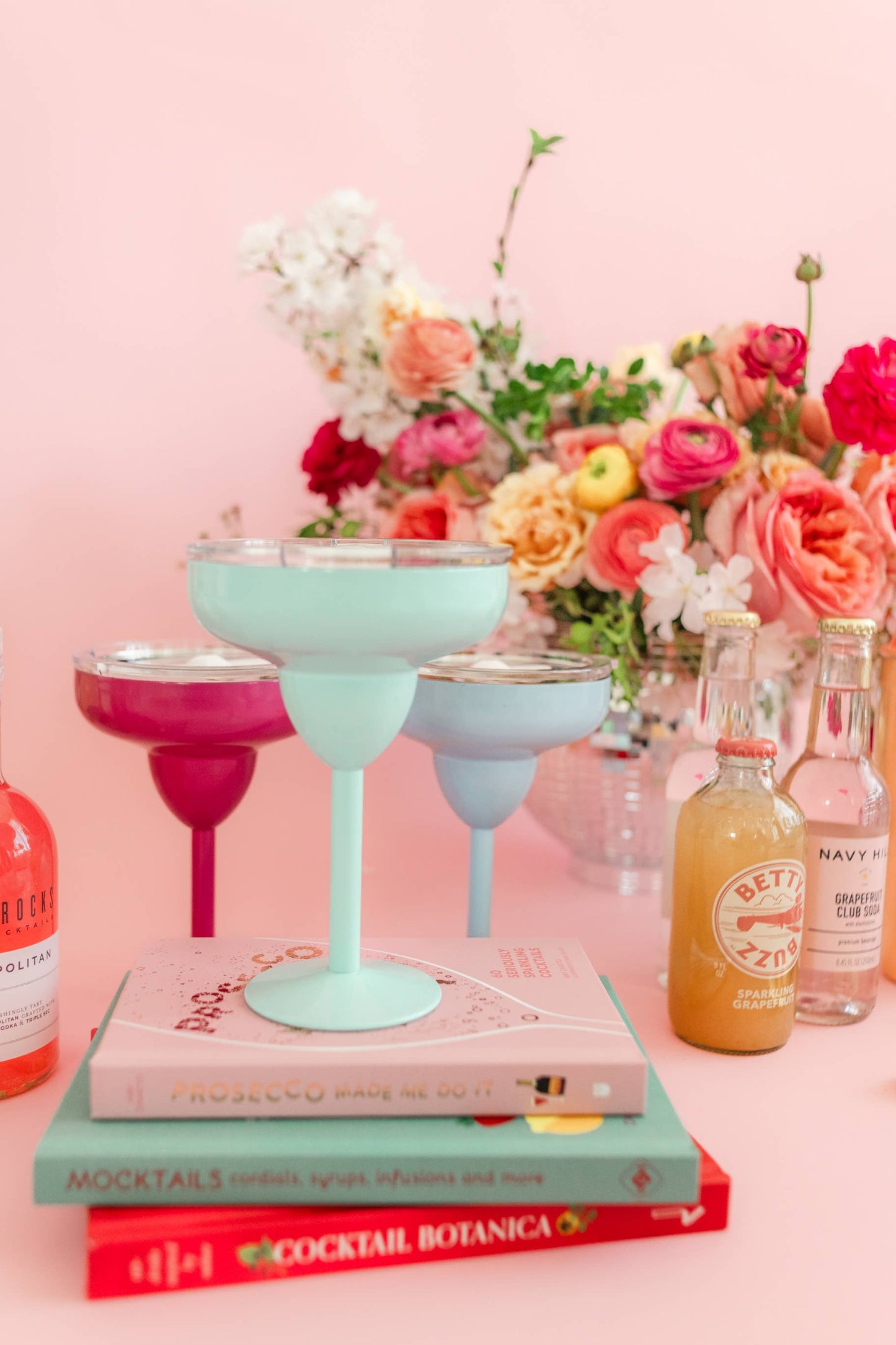 Margarita Glass with Lid - 8oz Stainless Steel