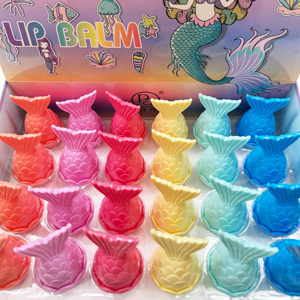 Mermaid Tail Lip Balm- 6 Colors