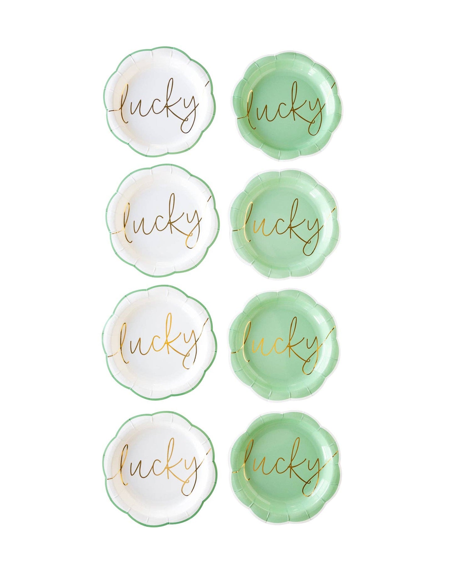 Lucky Paper Plate Set 8ct