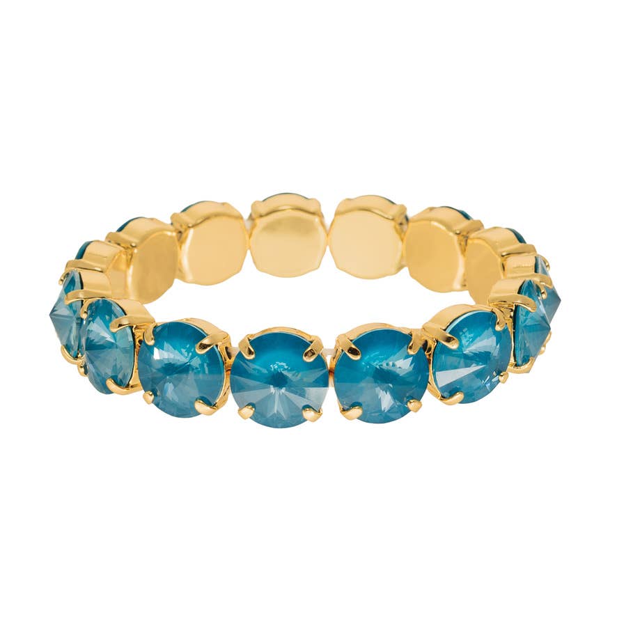 Croatia Stretch Bracelet in Solids: Ultra Orchid