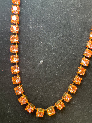 Supreme Oakland Necklace in Neon Red