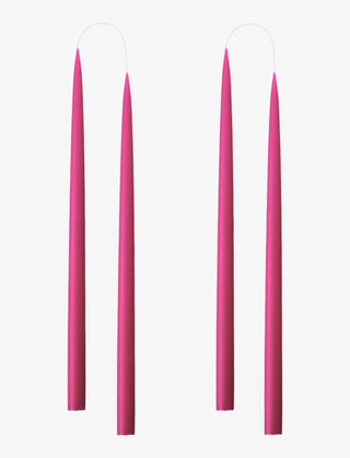 Hot Pink Danish Taper Candle 10", 12",  14"