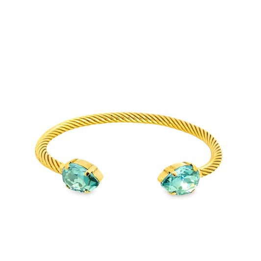 Charlotte Cuff in Pear: Blue