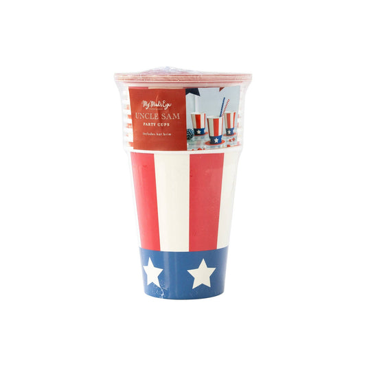 Uncle Sam Paper Cups 8ct