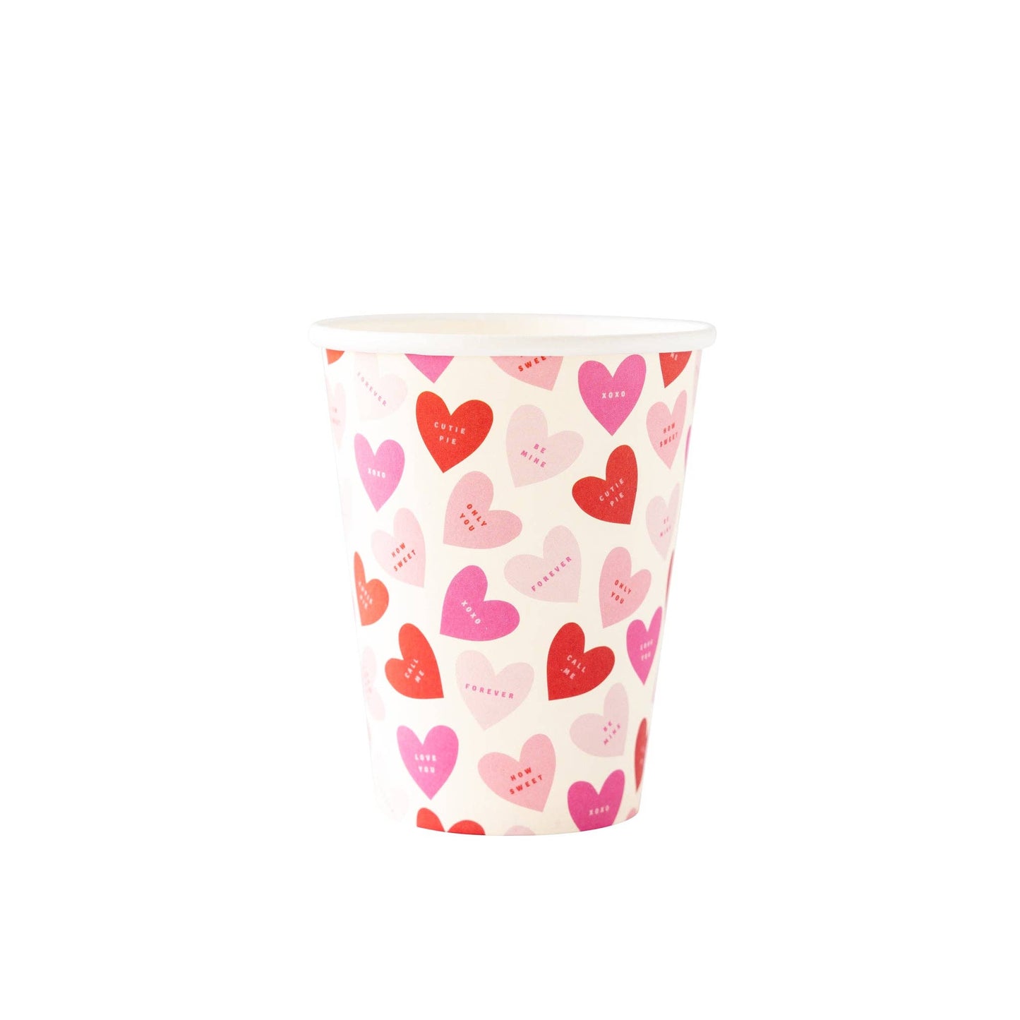 Hearts Paper Cups 8ct