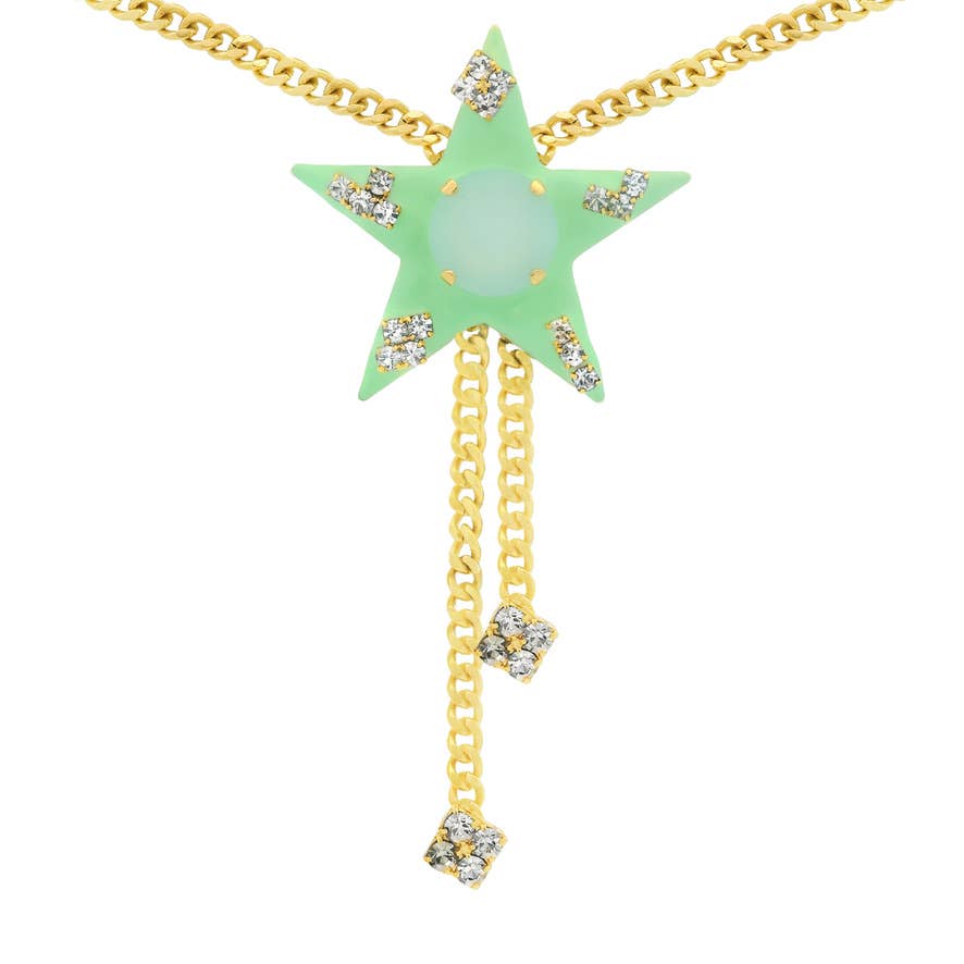 Bolo Star Necklace in Fairy Dust: Roselune