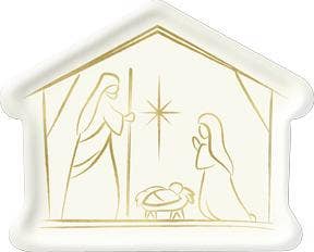 Nativity Plates 8ct