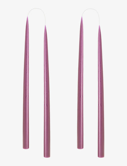 Light Heather Danish Taper Candle 14in
