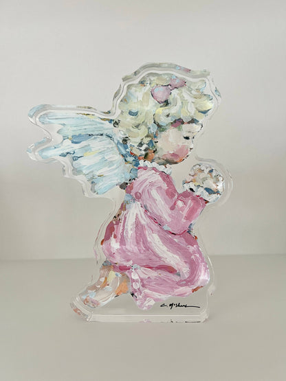 Tiny Wings: Blonde Girl- Acrylic Small Shelfie