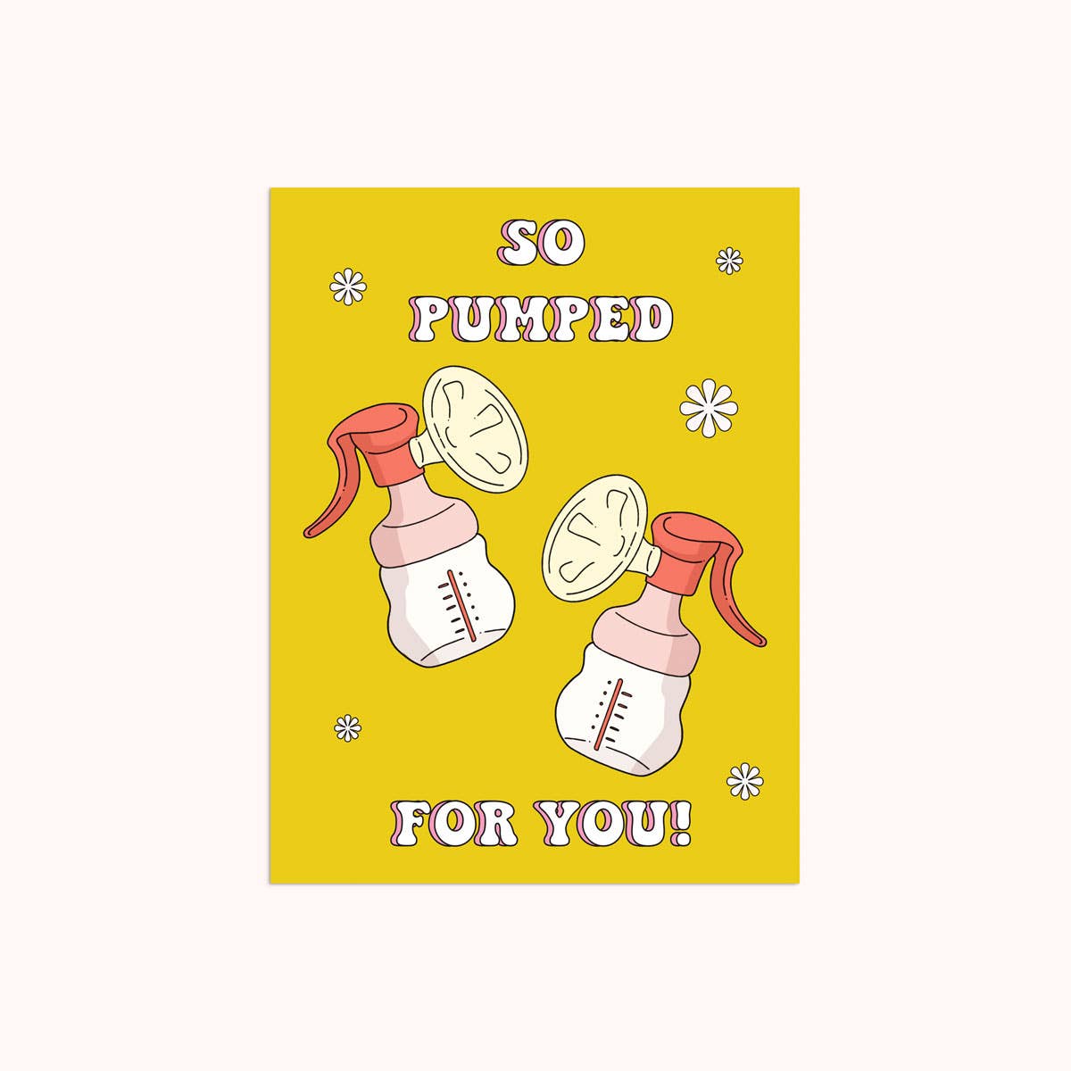 So Pumped For You! | Baby Card