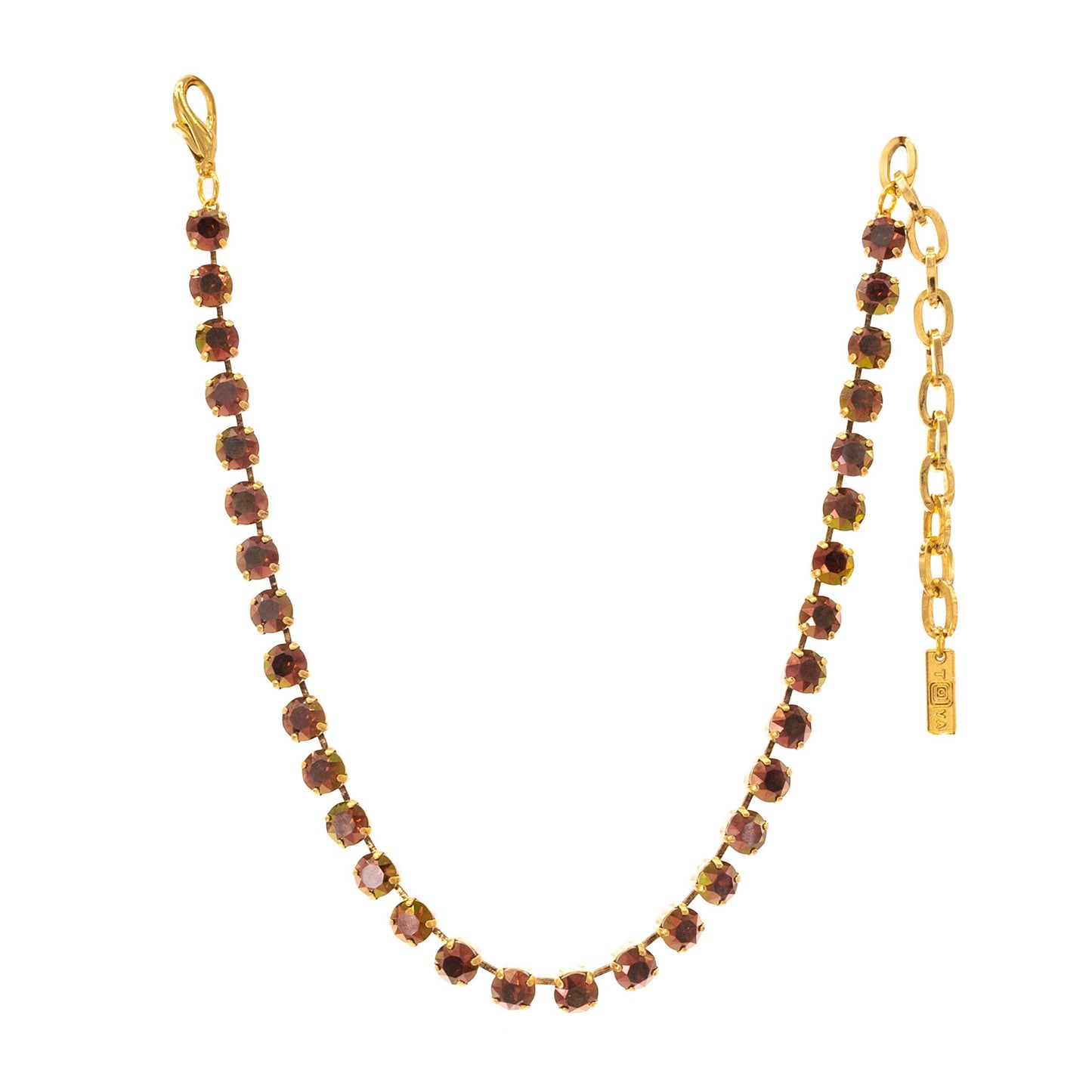 Oakland Necklace in Midnight Express- Chocolate