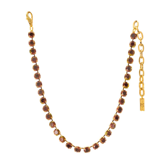 Oakland Necklace in Midnight Express- Chocolate