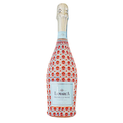 Beau Bottles Indian Blockprint Blue Flower - Prosecco Collection