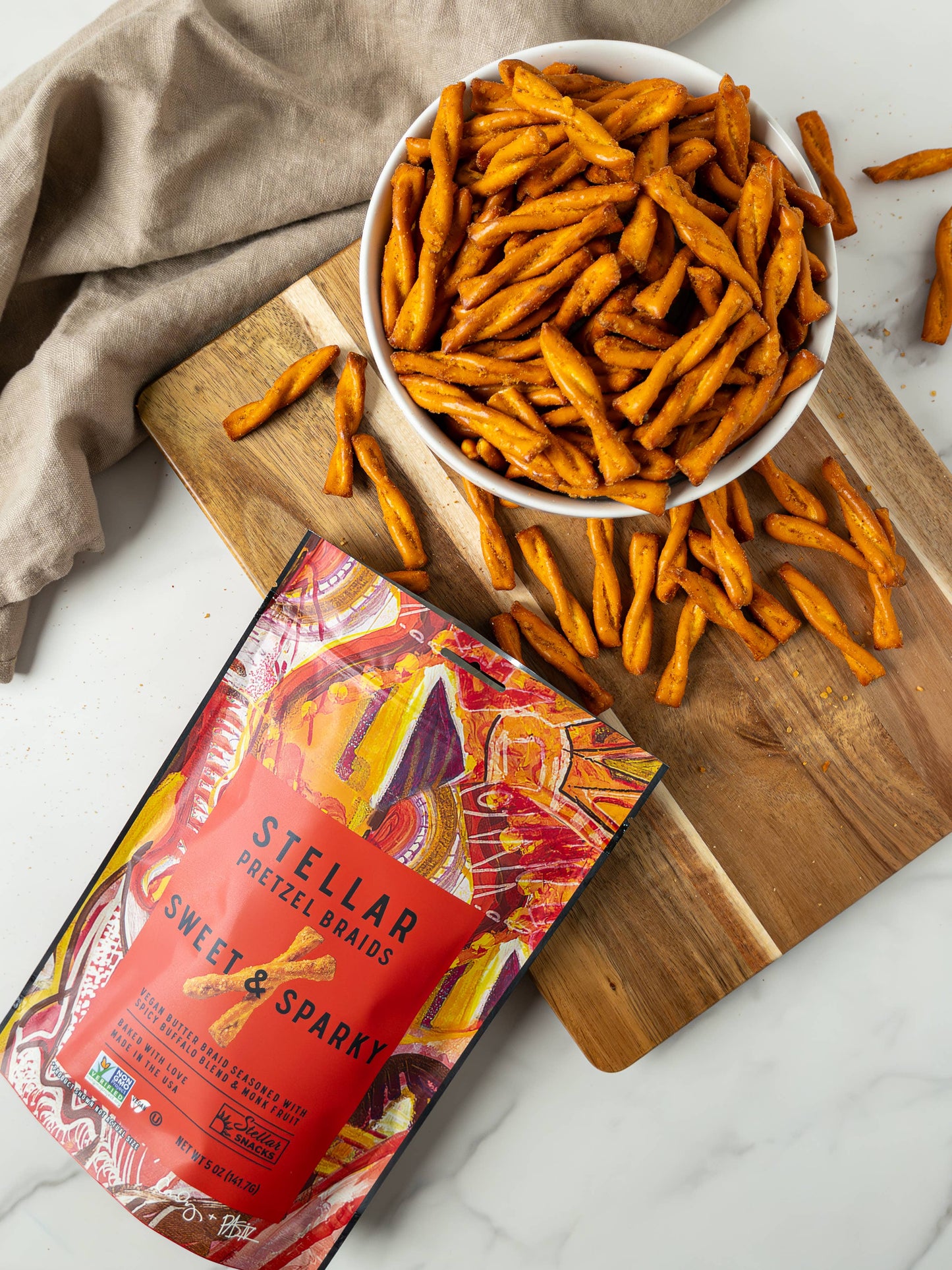 Stellar Pretzel Braids - Sweet & Sparky - 5oz