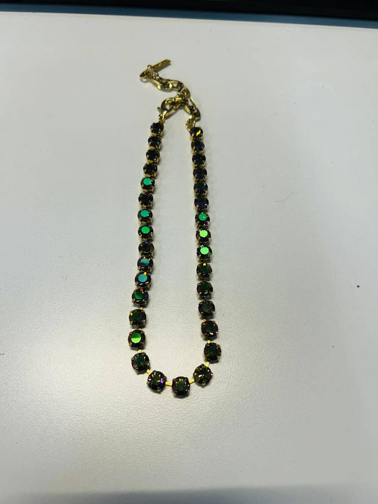 Oakland Necklace in Midnight Express- Smoked Topaz Glimmer