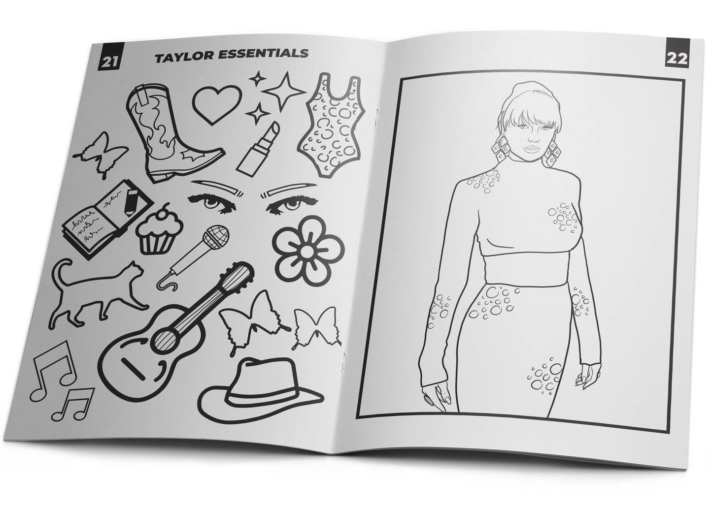 Taylor Swift Activity Coloring Book