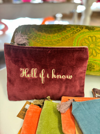 Hell if I know embroidered bags