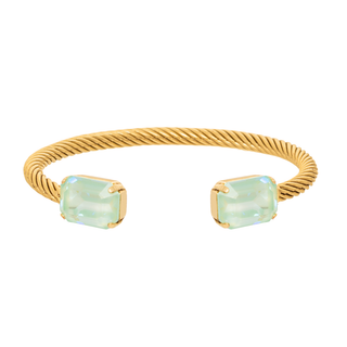 Charlotte Cuff in Rectangle in Fairy Dust: Ultra Mint