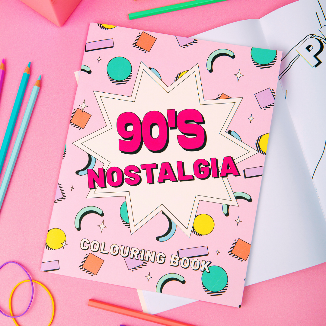 90's Nostalgia Coloring Book