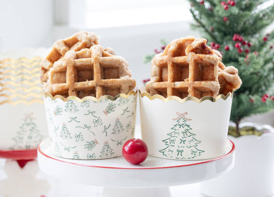 JUMBO Green Trees 8oz Baking Cups 8oz/40ct