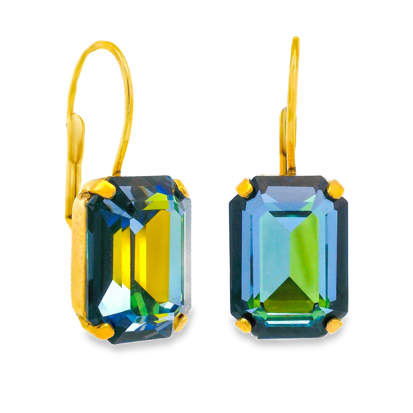 Rubin Hook Earrings: Peridot Brandy