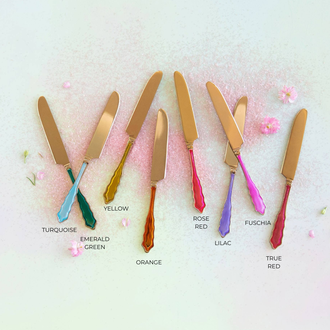 Glitterville Rainbow Metallic Knife- 8 Colors