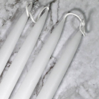 18 Inch White Danish Taper Candle