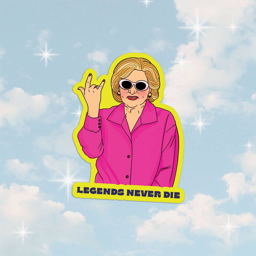 Legends Never Die Betty Sticker