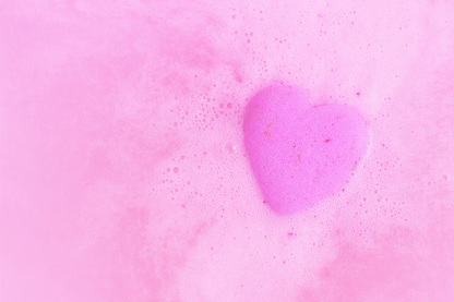Rainbow Heart Bath Bomb