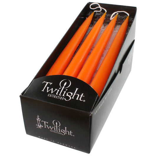 Orange Danish Taper Candle 12in & 14in