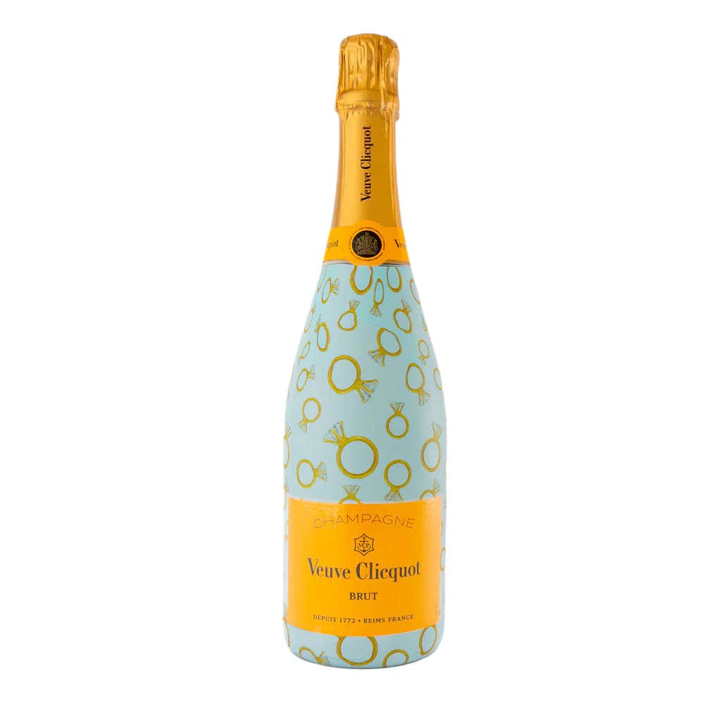 Beau Bottles Blue Engagement Ring - Champagne Collection