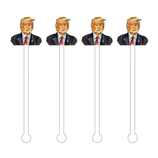 TRUMP ACRYLIC STIR STICKS