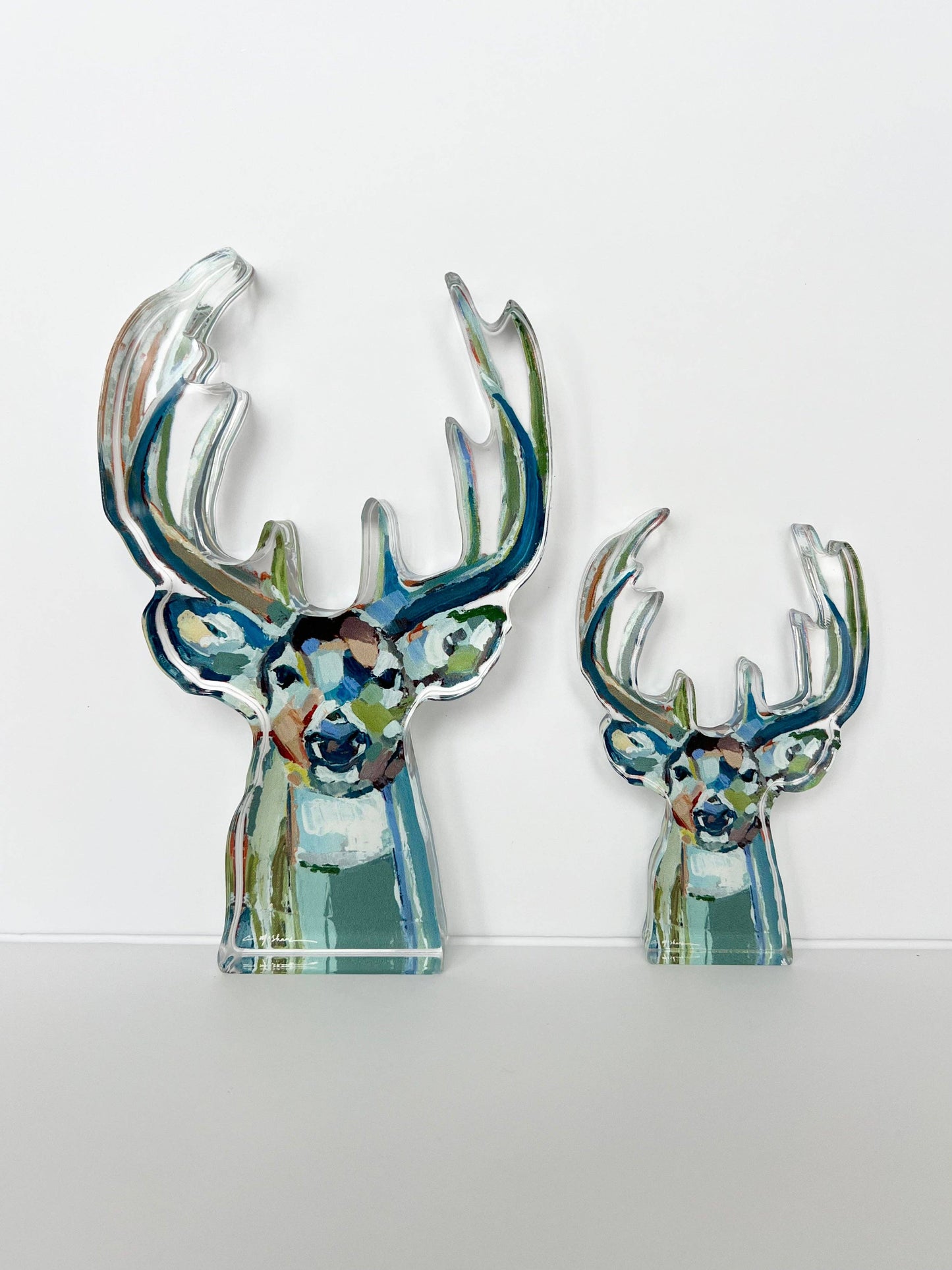 "Bucky" Acrylic Deer Small Shelfie