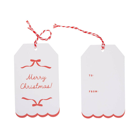Merry Christmas Oversized Tags 12ct
