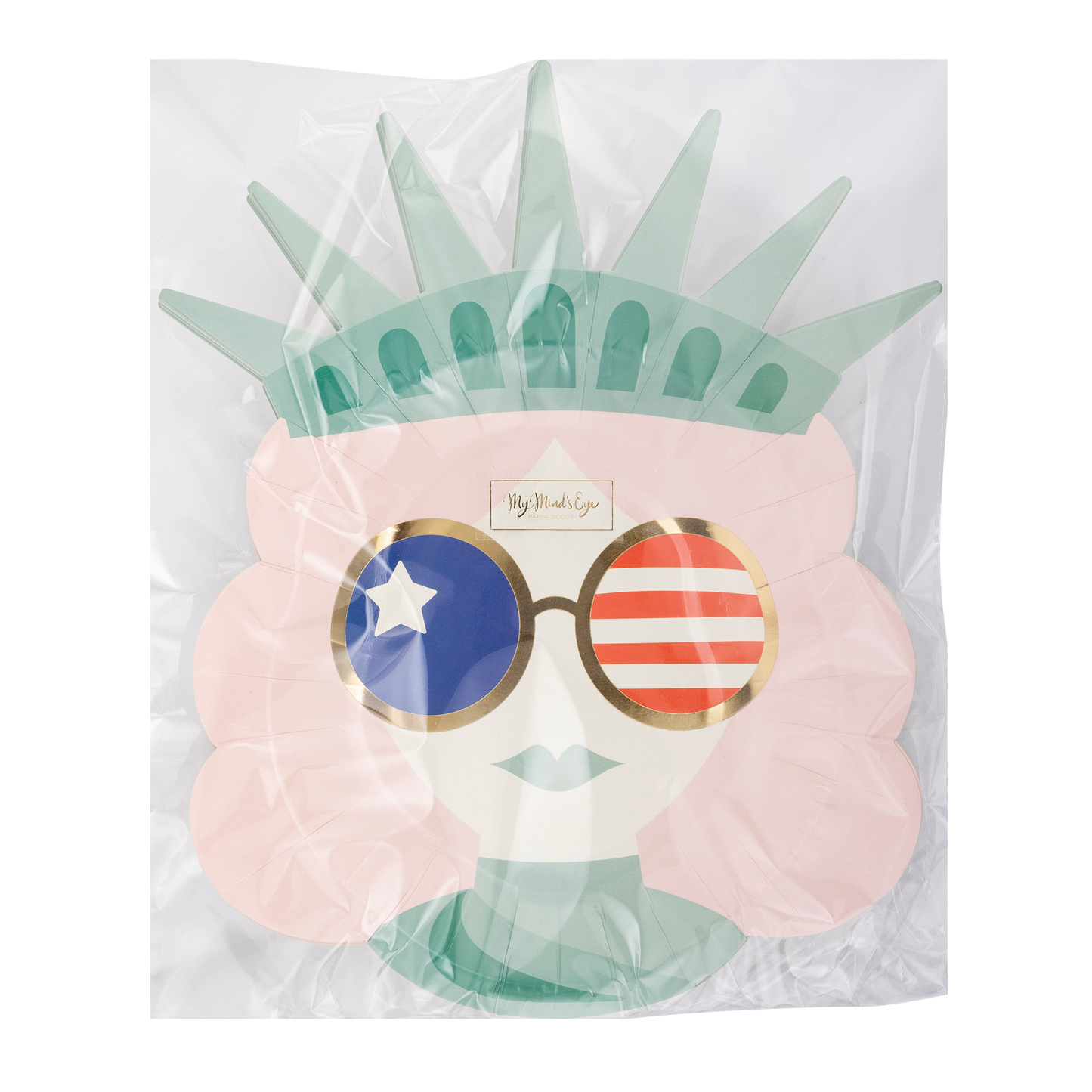 Lady Liberty Sunnies Paper Plate 8ct