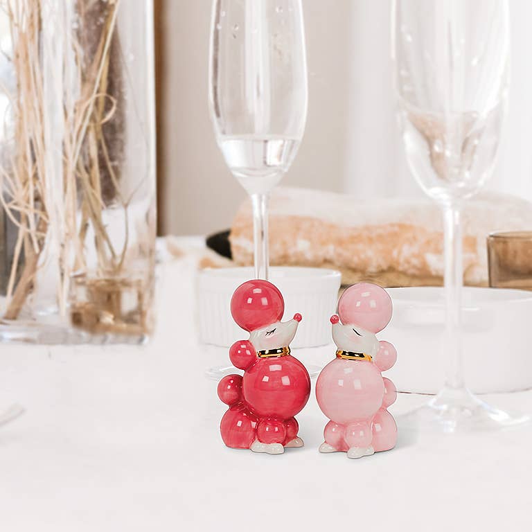Pink Poodle S&P-3.5"H