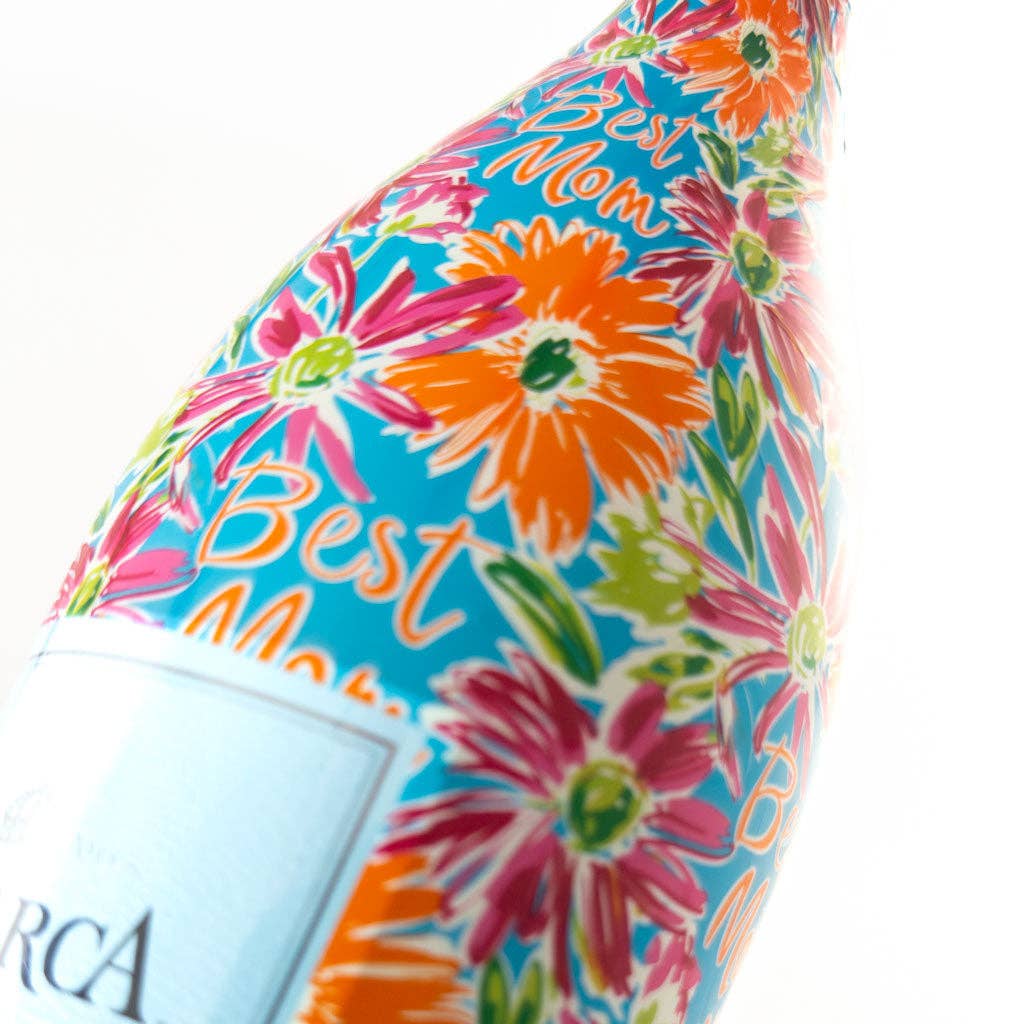 Beau Bottles Preppy Floral Best Mom - Prosecco Collection